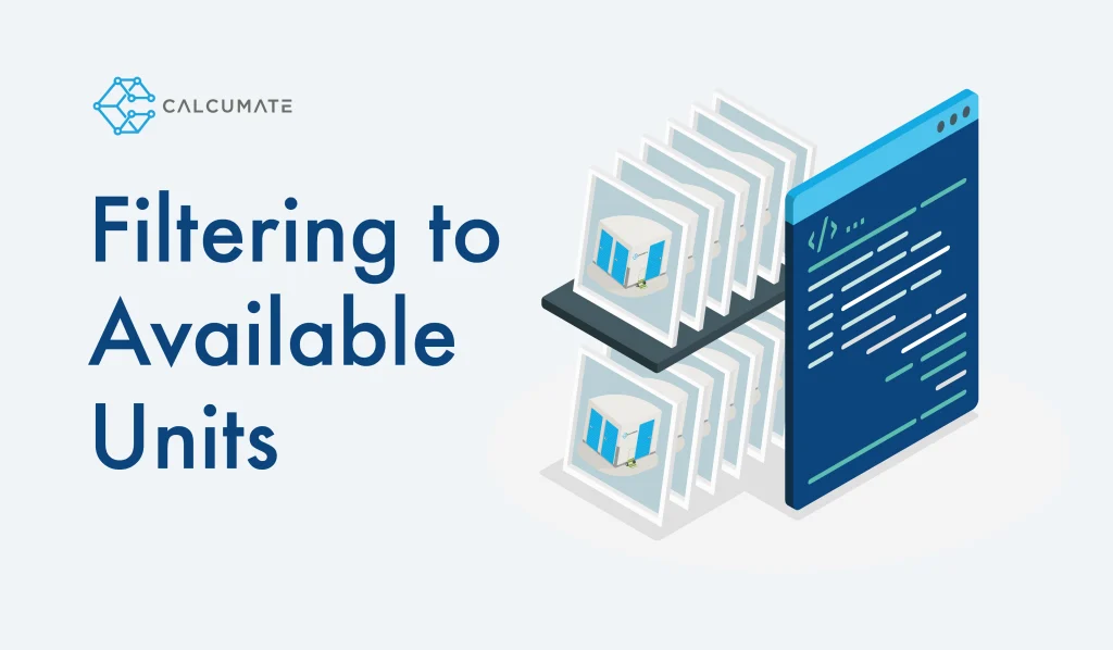 Filtering available units demonstration
